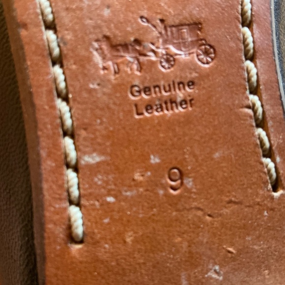 Coach black leather ballet flats - Picture 7 of 7